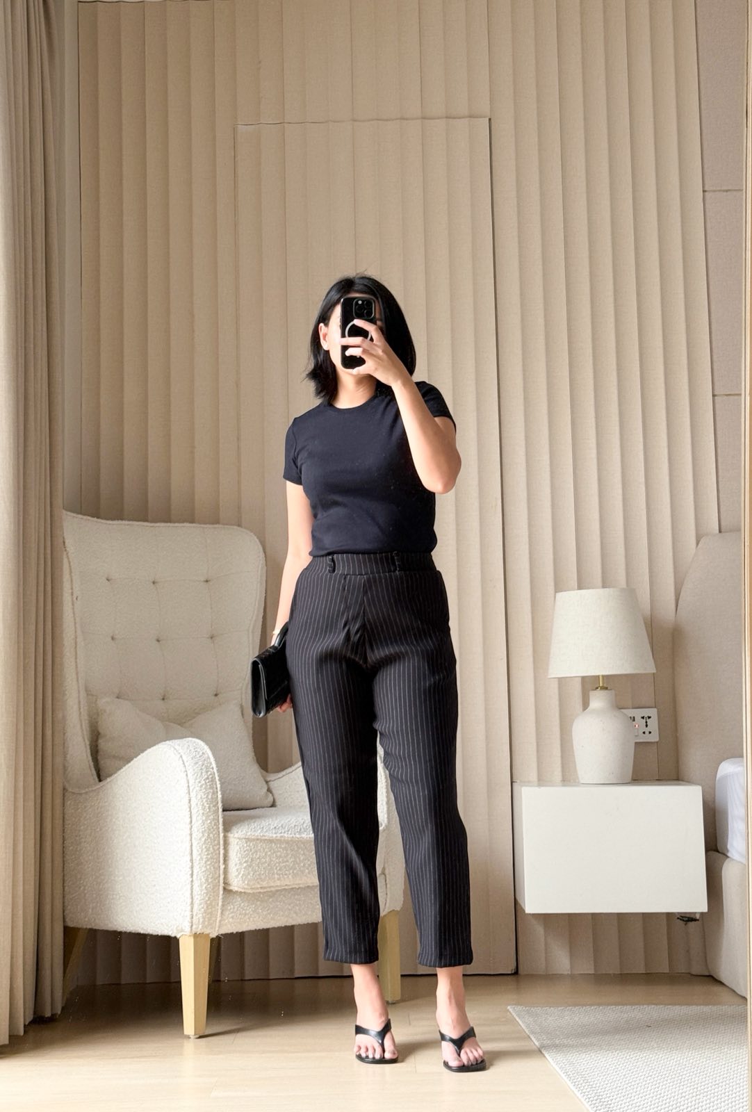 Pambahaymnl Peg Leg Tailored Pants