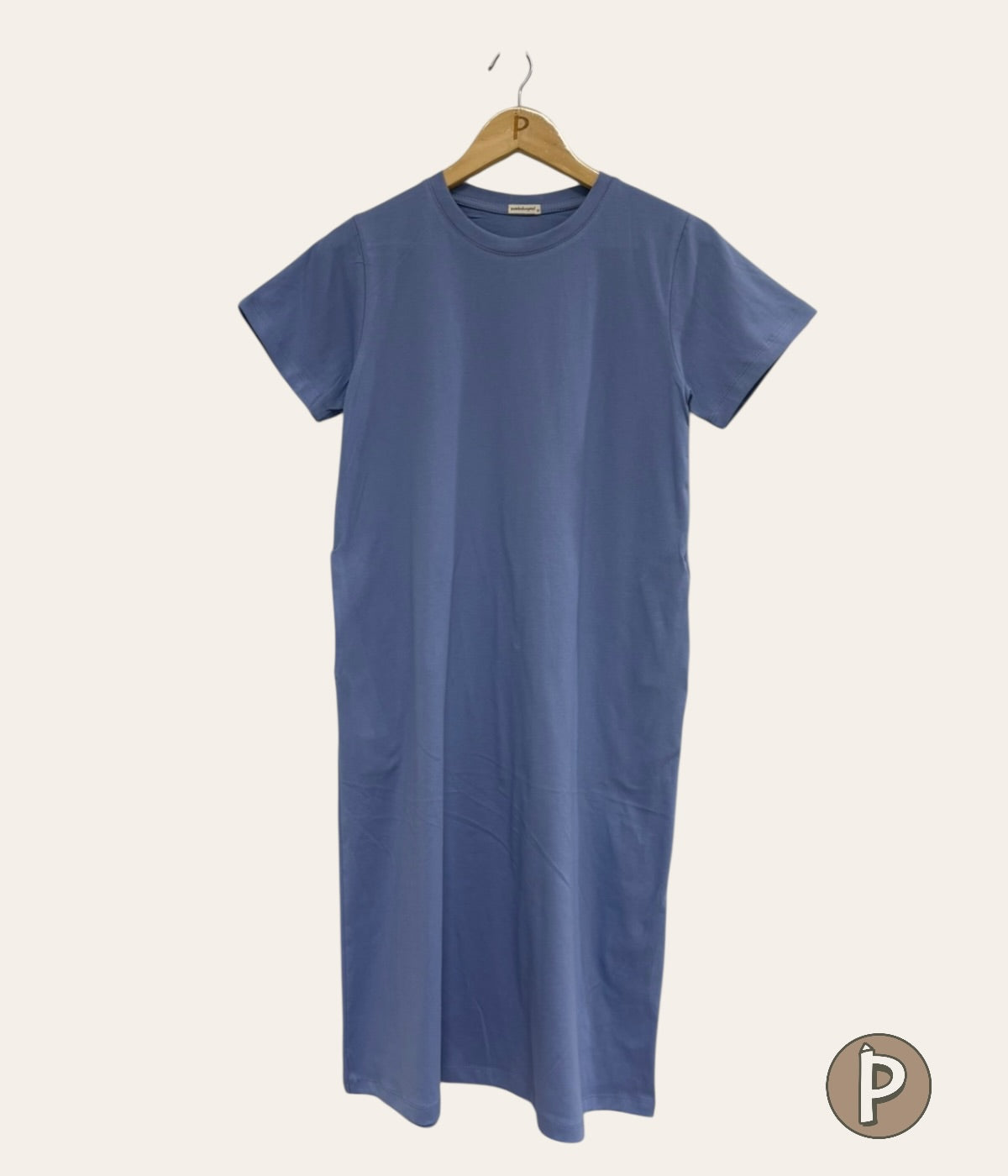 Pambahaymnl Cotton Short Sleeve A- Line Dress