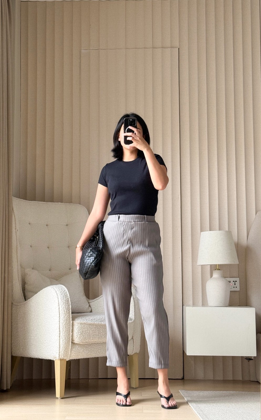 Pambahaymnl Peg Leg Tailored Pants