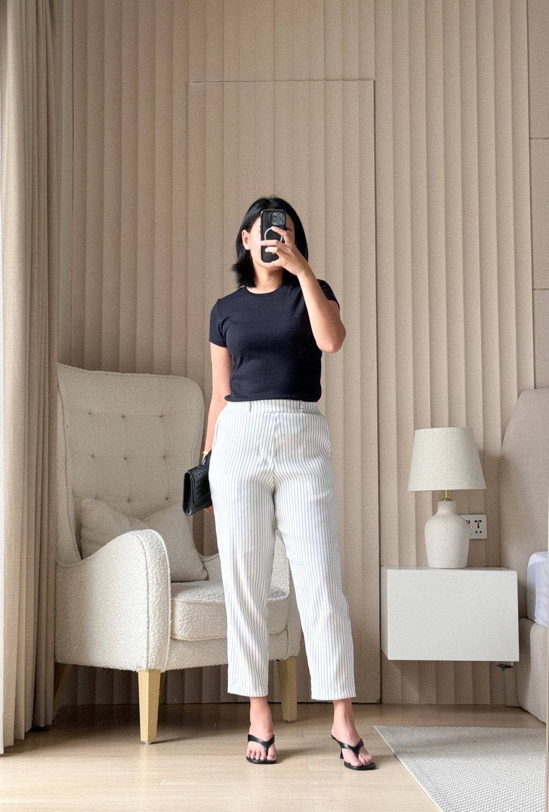Pambahaymnl Peg Leg Tailored Pants