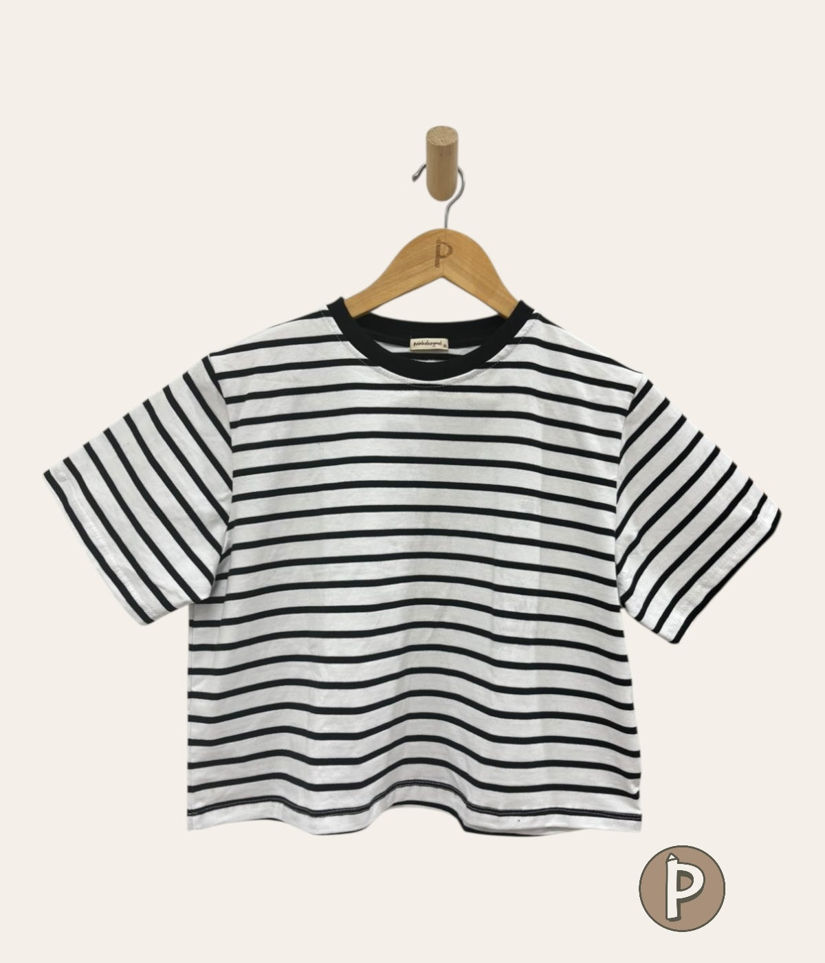 Pambahaymnl Stripes Boxy Tee