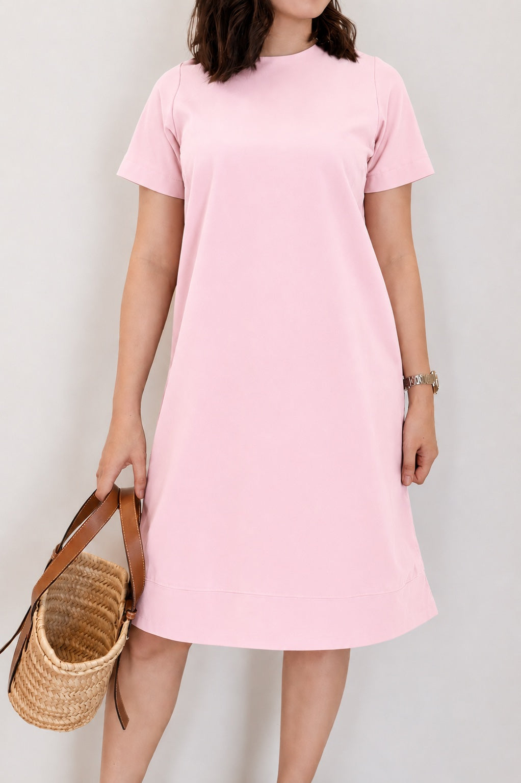 Pambahaymnl Linen Shift Dress