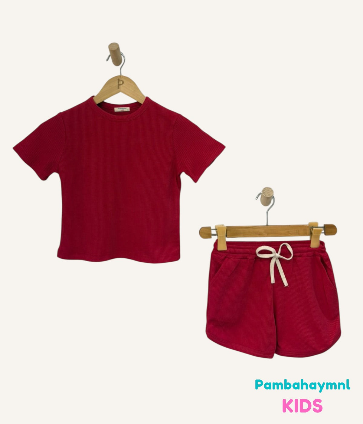 Pambahaymnl Kids Waffle Knit Set (UNISEX)