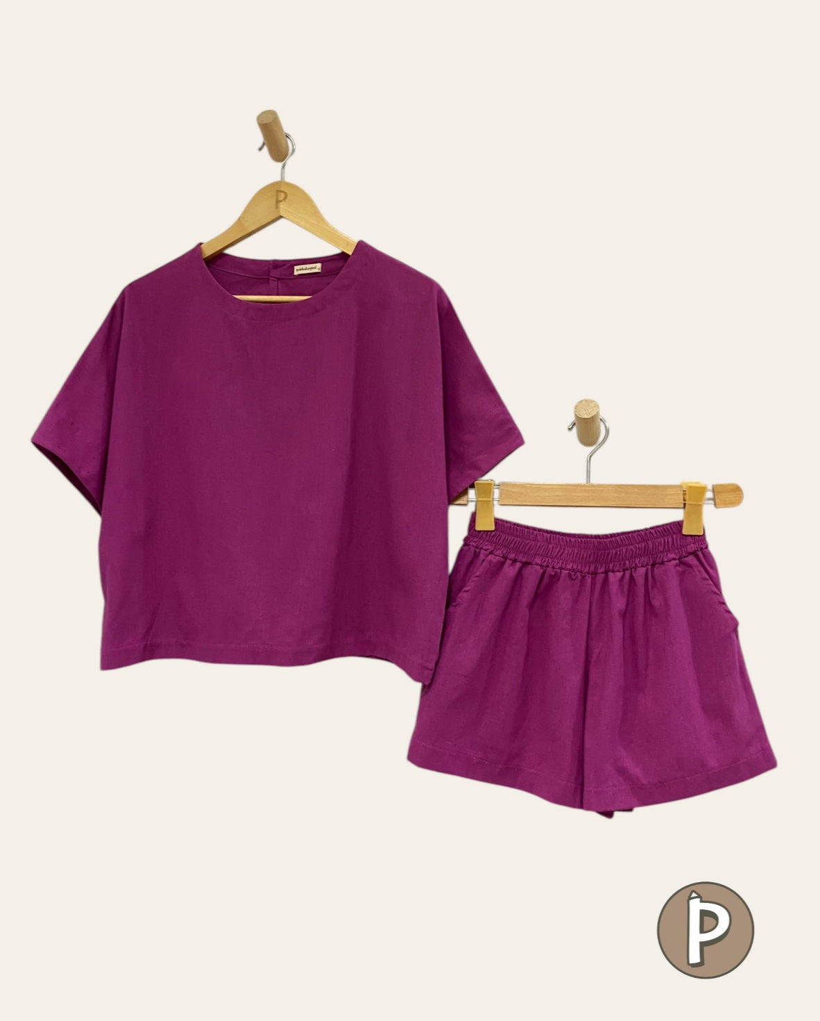 Pambahaymnl Batwing Shorts Set