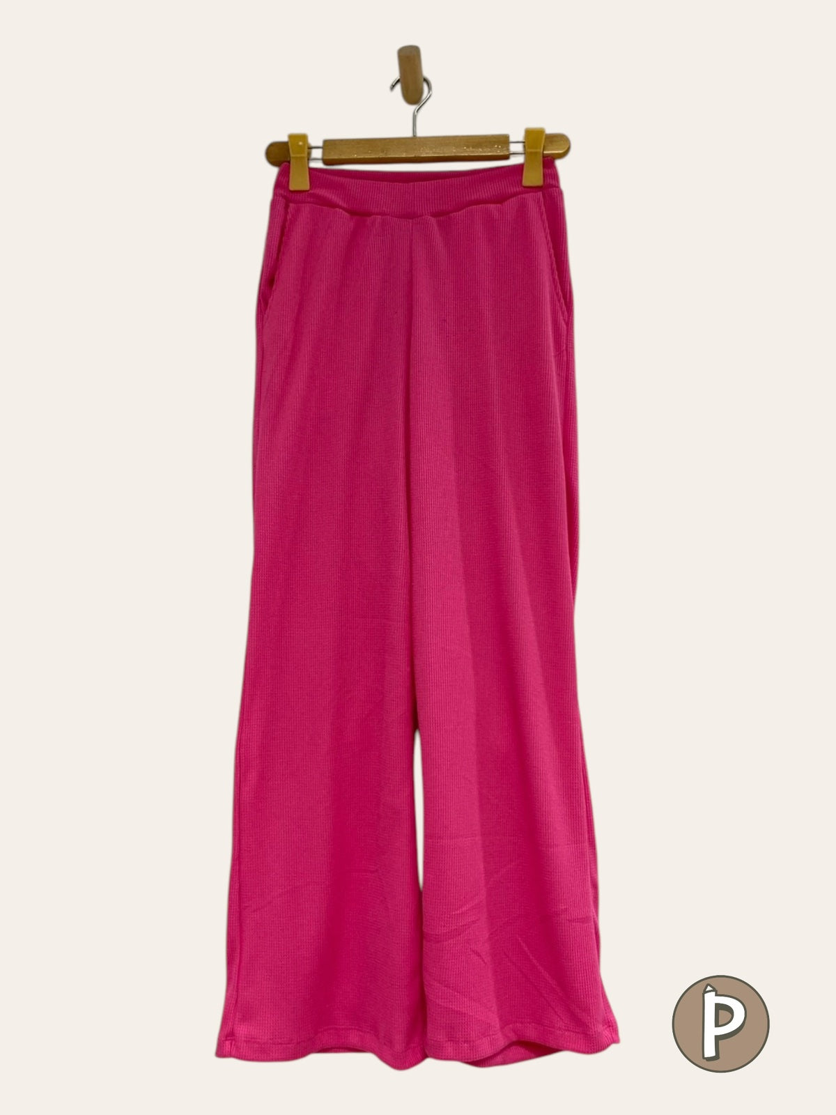 Pambahaymnl Waffle Knit Pants