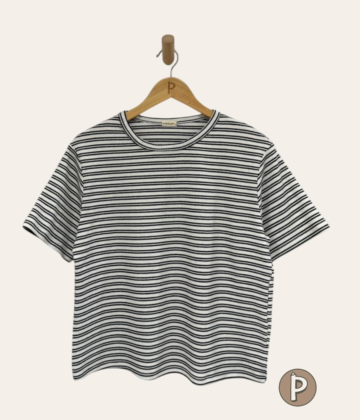 Pambahaymnl Waffle Stripes Top