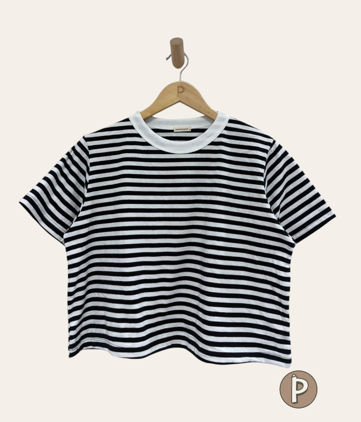 Pambahaymnl Stripes Boxy Tee