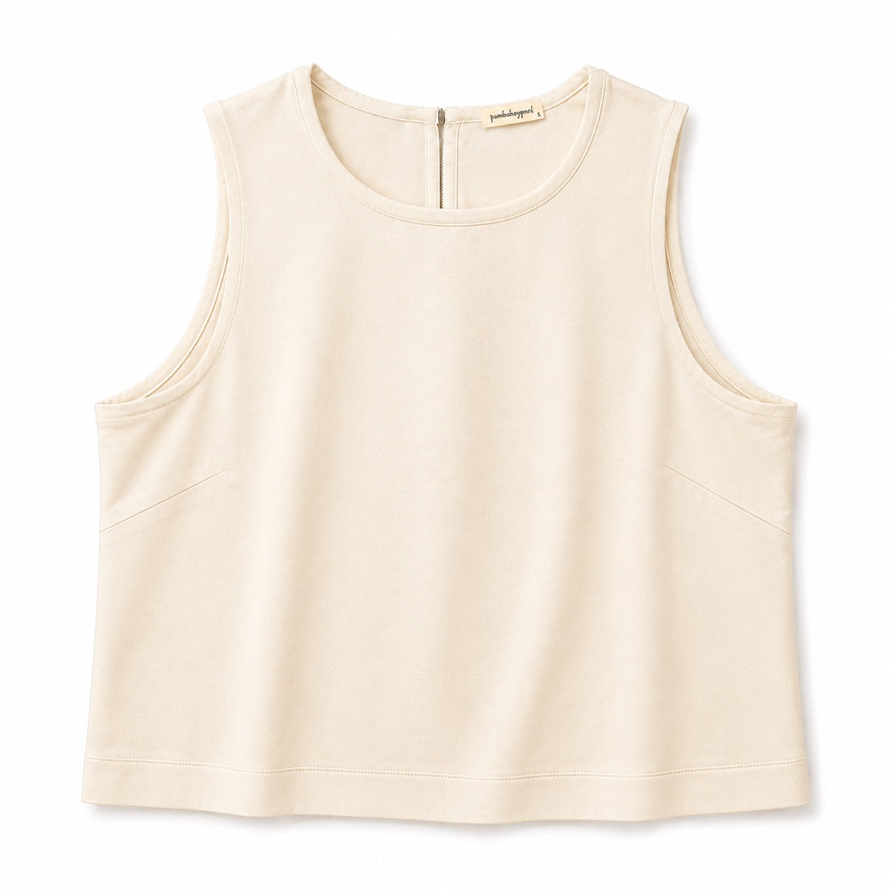 Pambahaymnl Sleeveless Linen Top