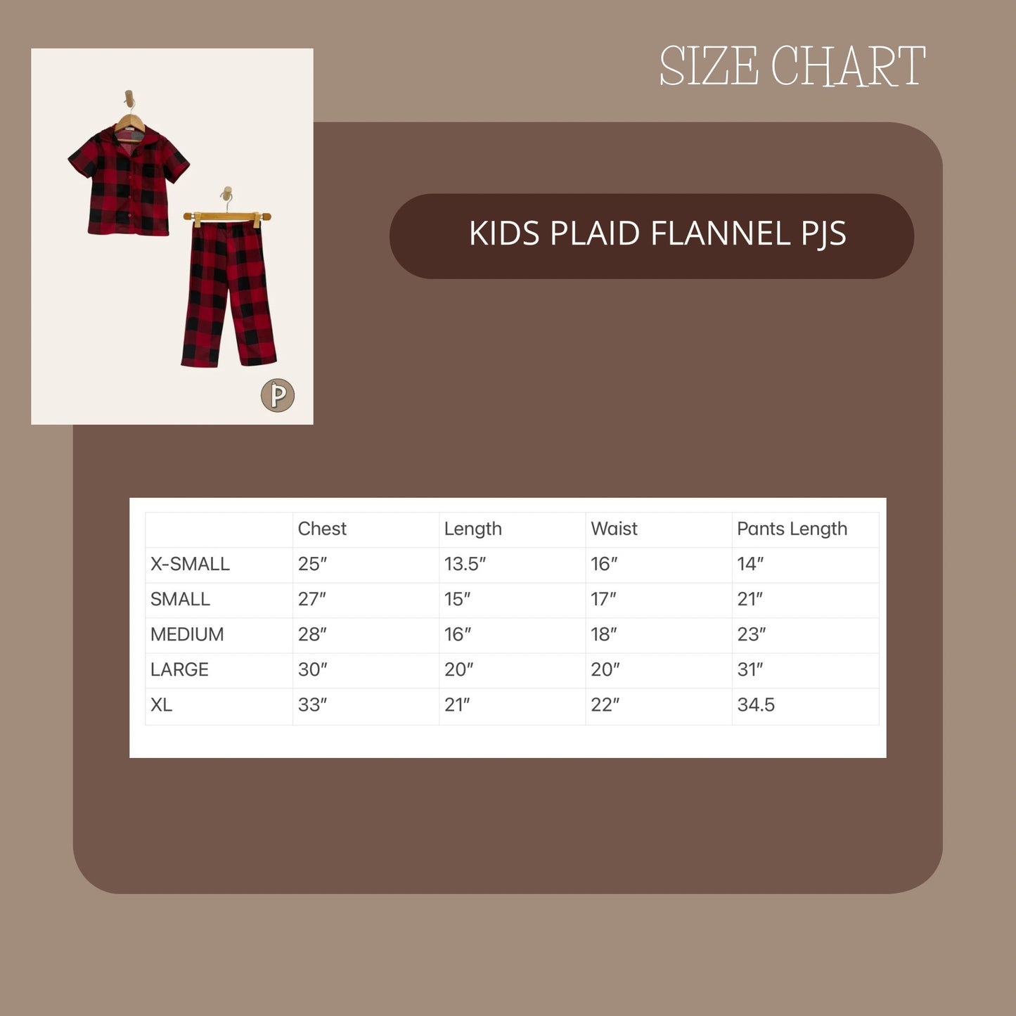 Pambahaymnl Family Plaid Flannel Pjs