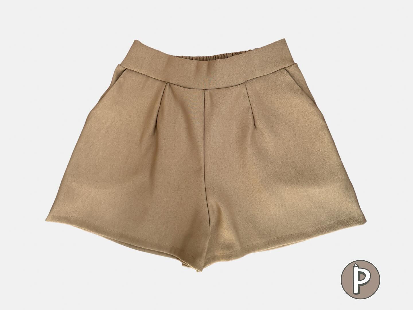 Pambahaymnl Tucked Woven Short