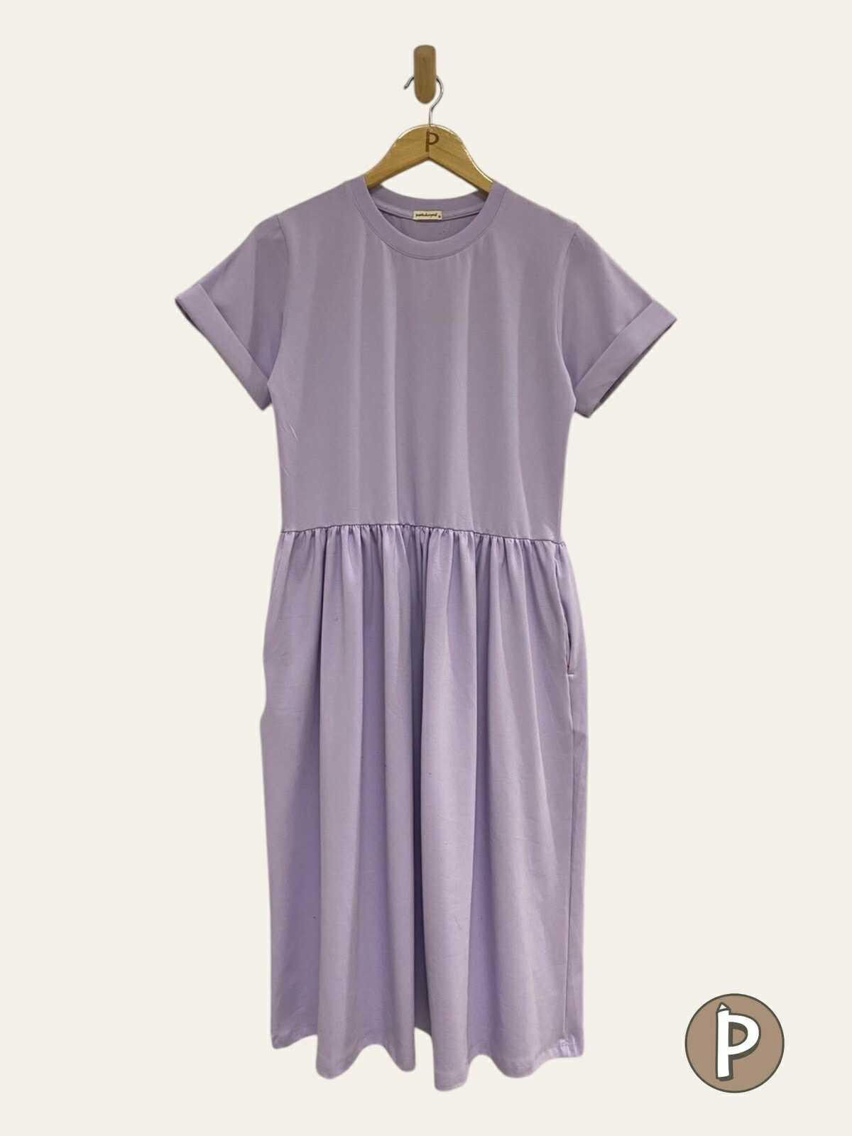 Pambahaymnl Shirred Midi Dress