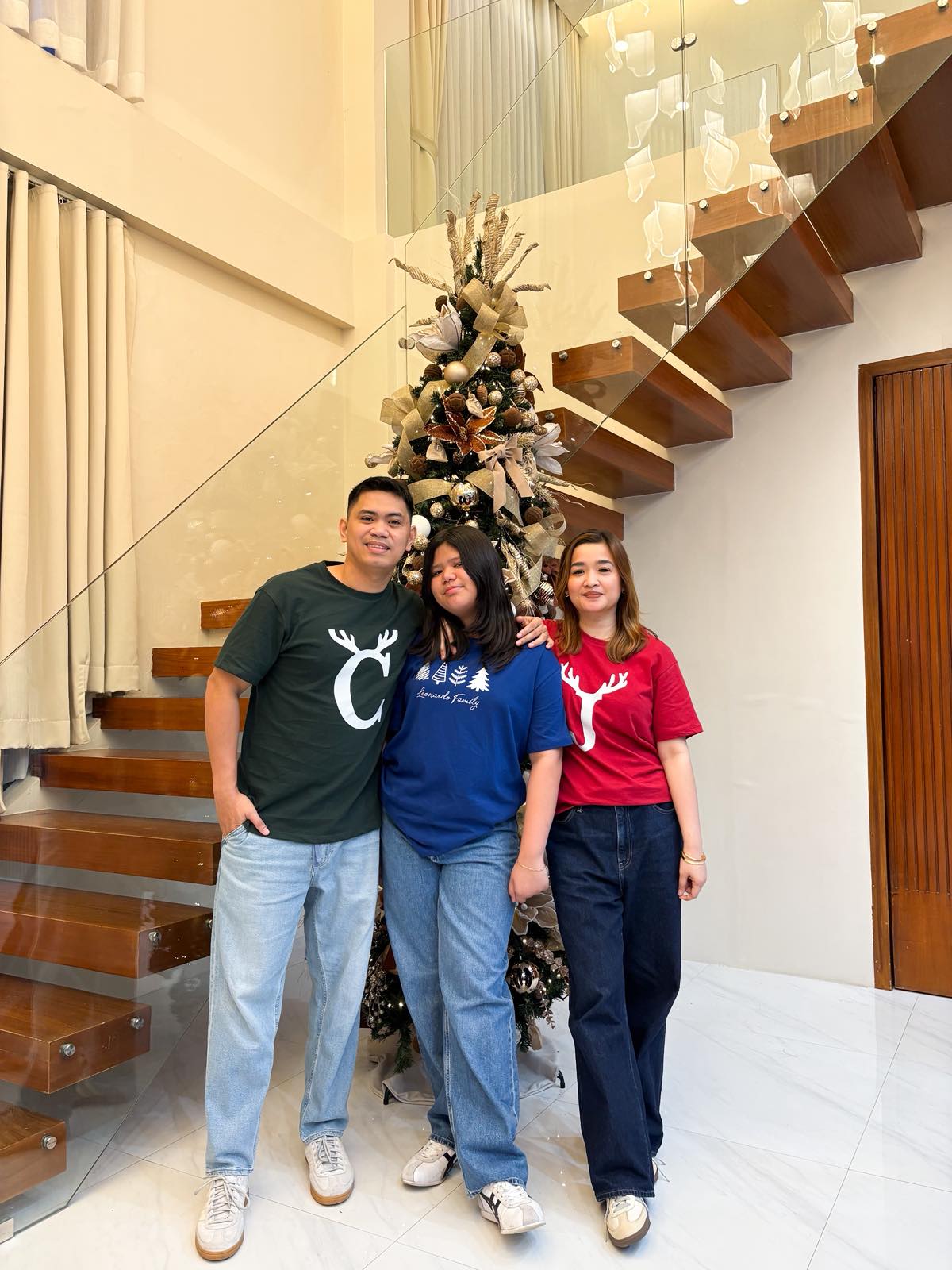 Pambahaymnl Family Monogram Christmas Tee