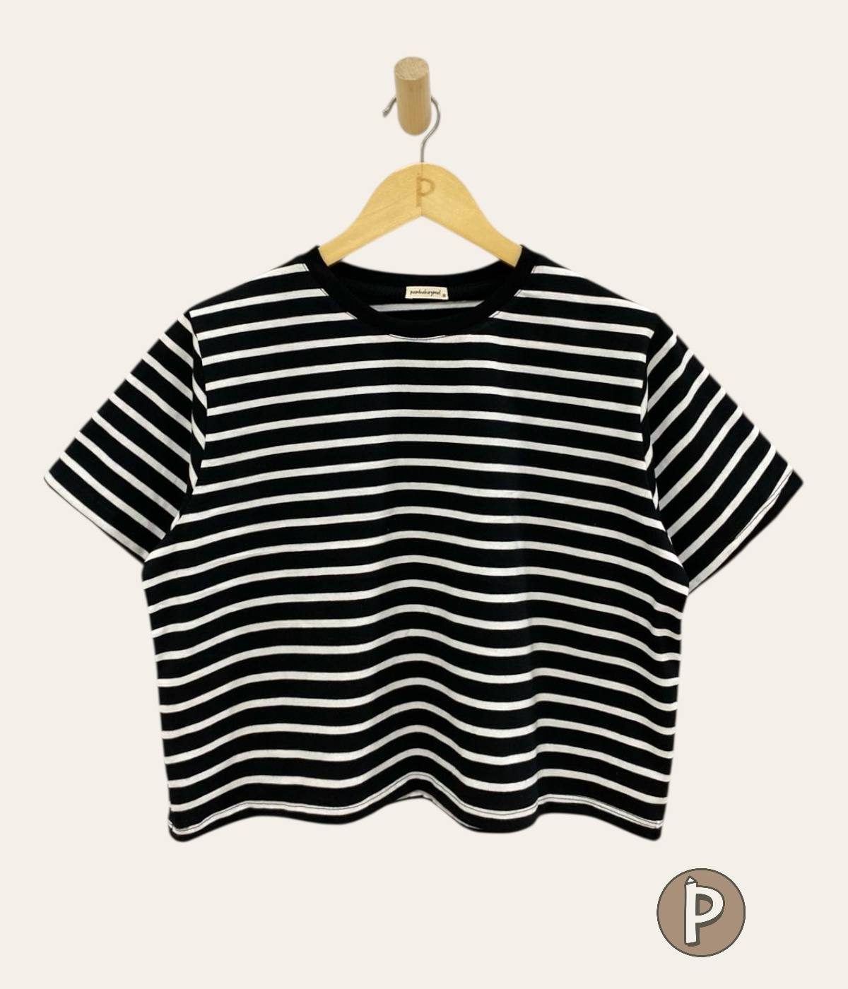 Pambahaymnl Stripes Boxy Tee