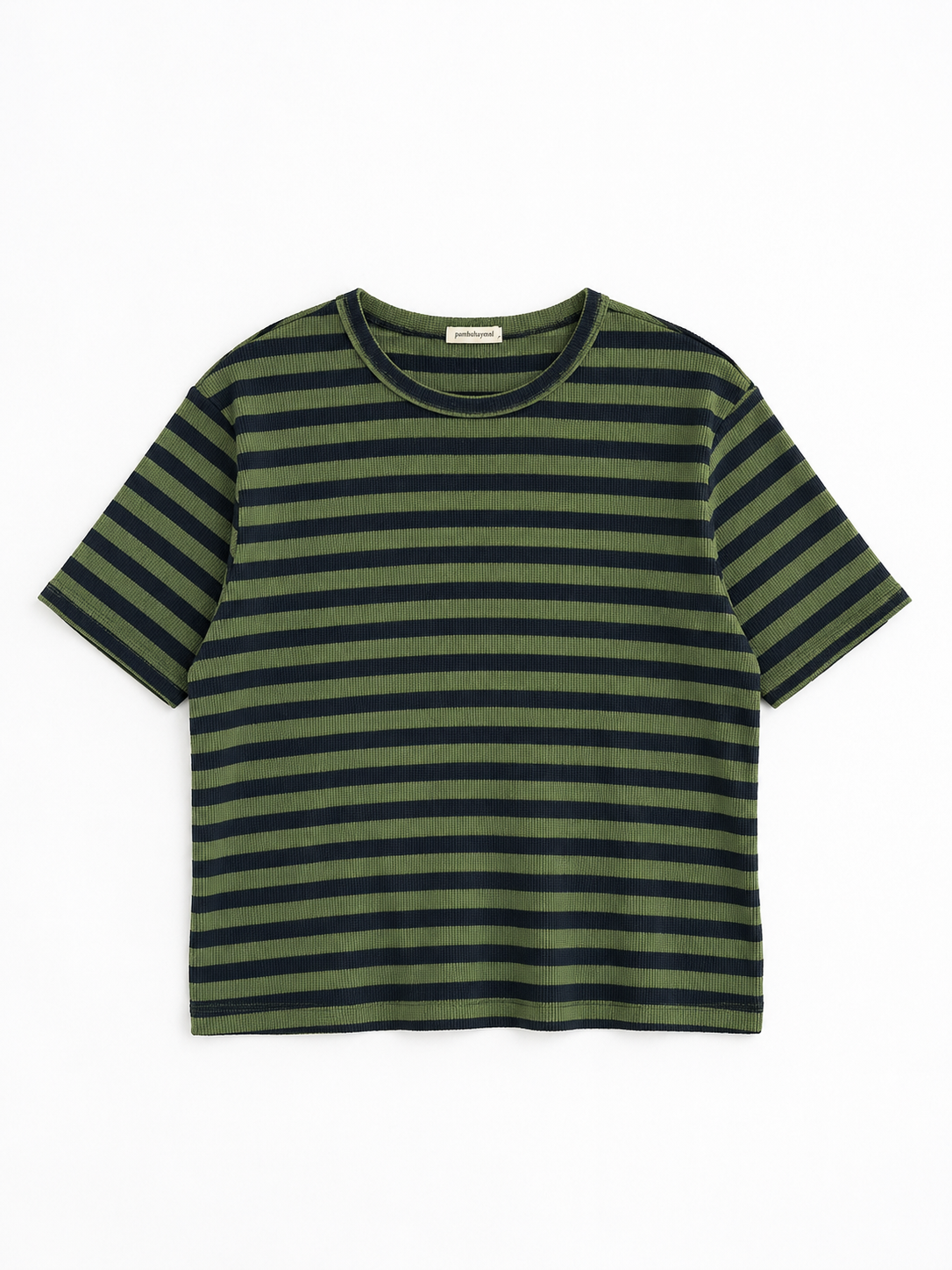 Pambahaymnl Waffle Stripes Top
