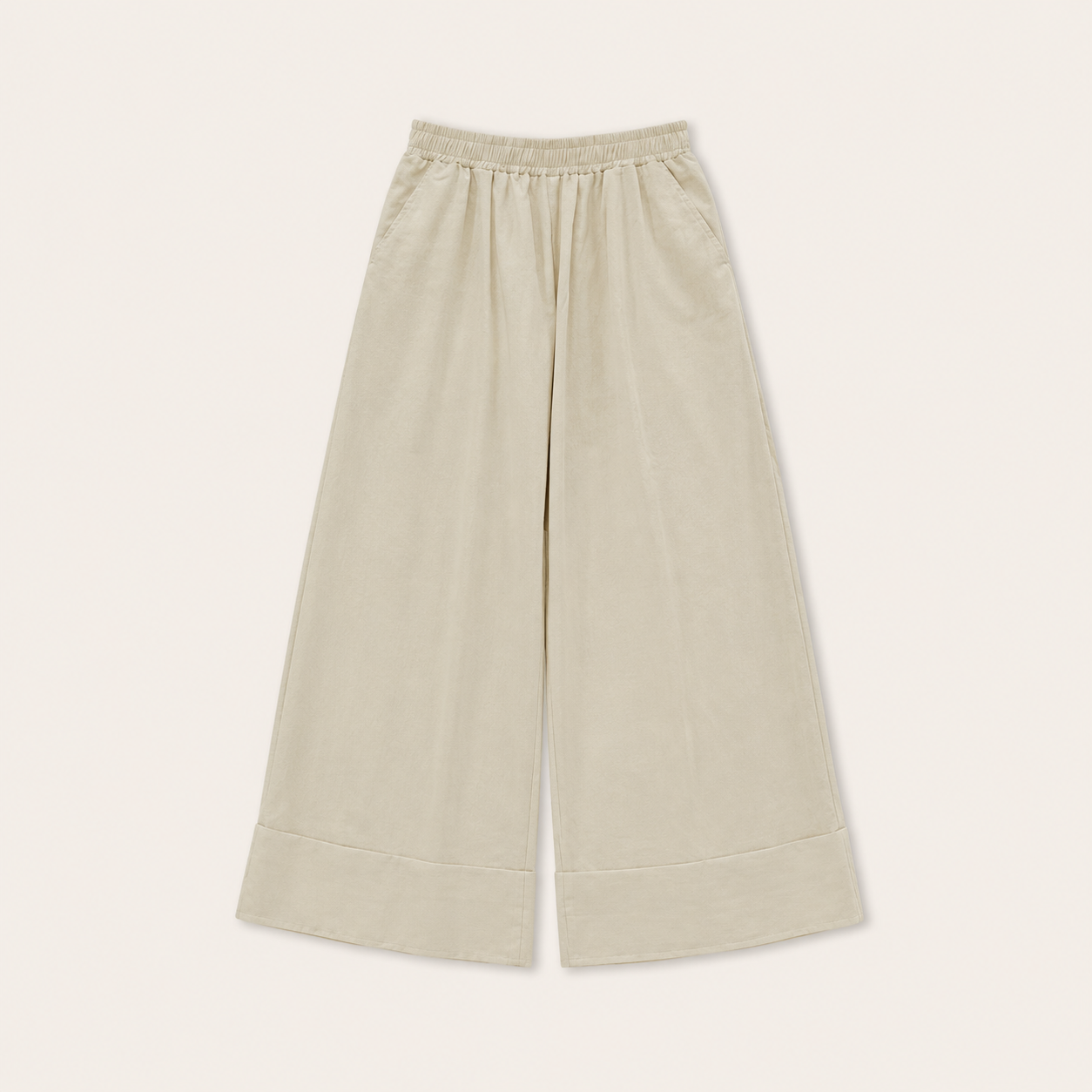 Pambahaymnl Fold Up Linen Pants
