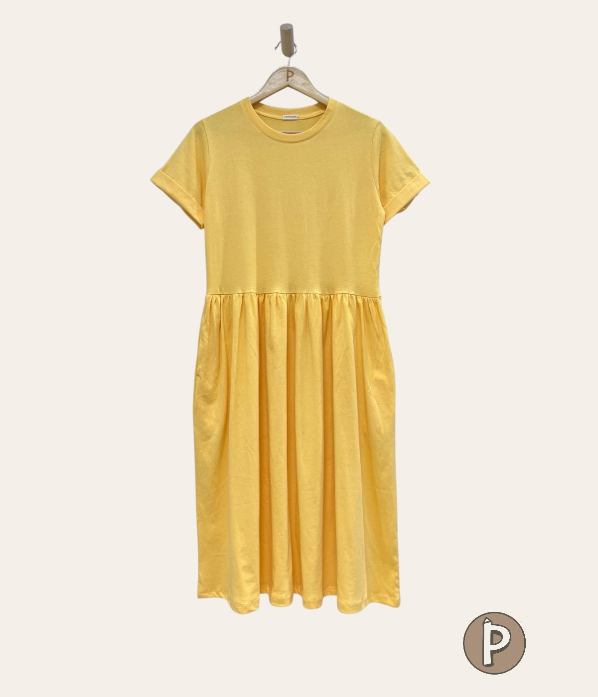 Pambahaymnl Shirred Midi Dress
