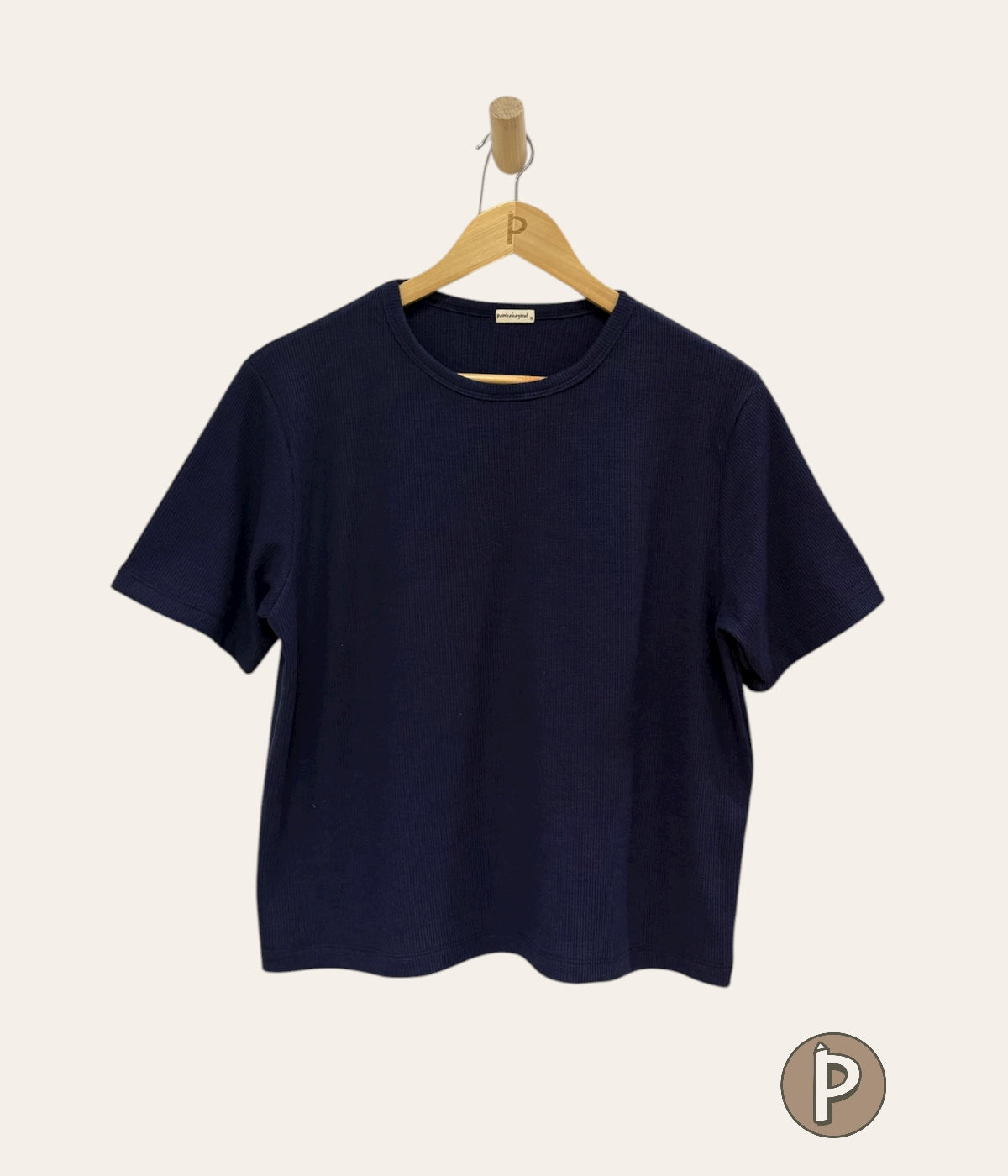Pambahaymnl Waffle Knit Boxy Top