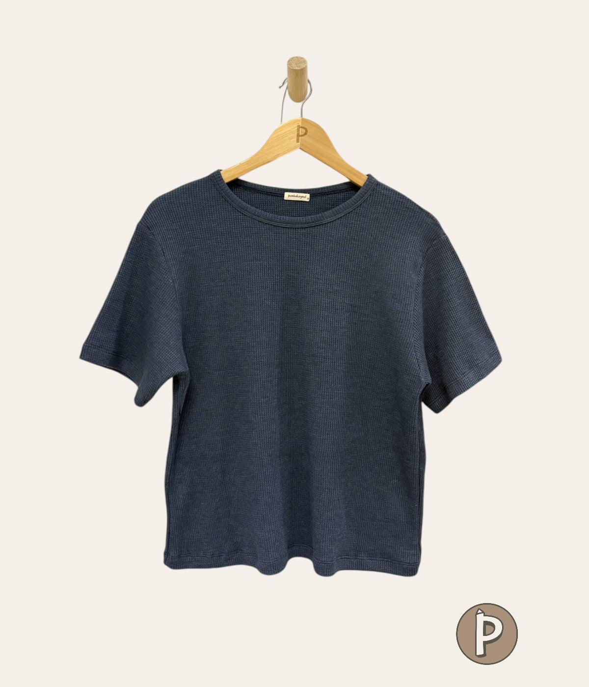 Pambahaymnl Waffle Knit Boxy Top