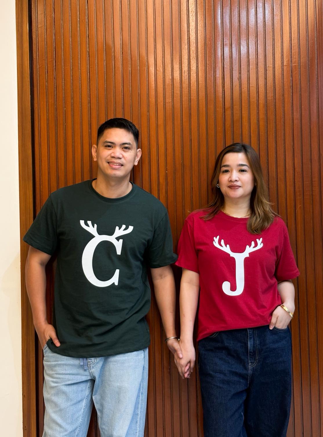 Pambahaymnl Family Monogram Christmas Tee