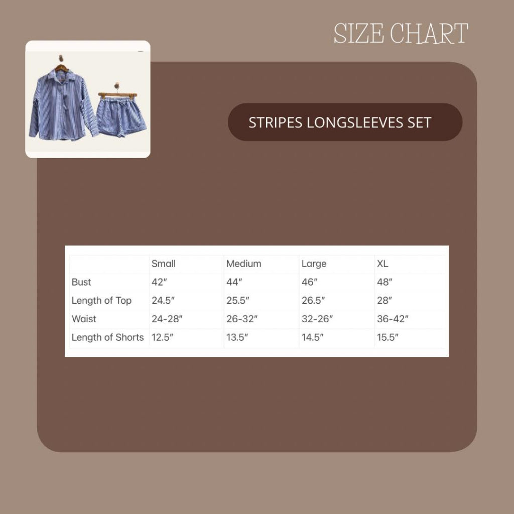 Pambahaymnl Oxford Polo Stripes Long Sleeve