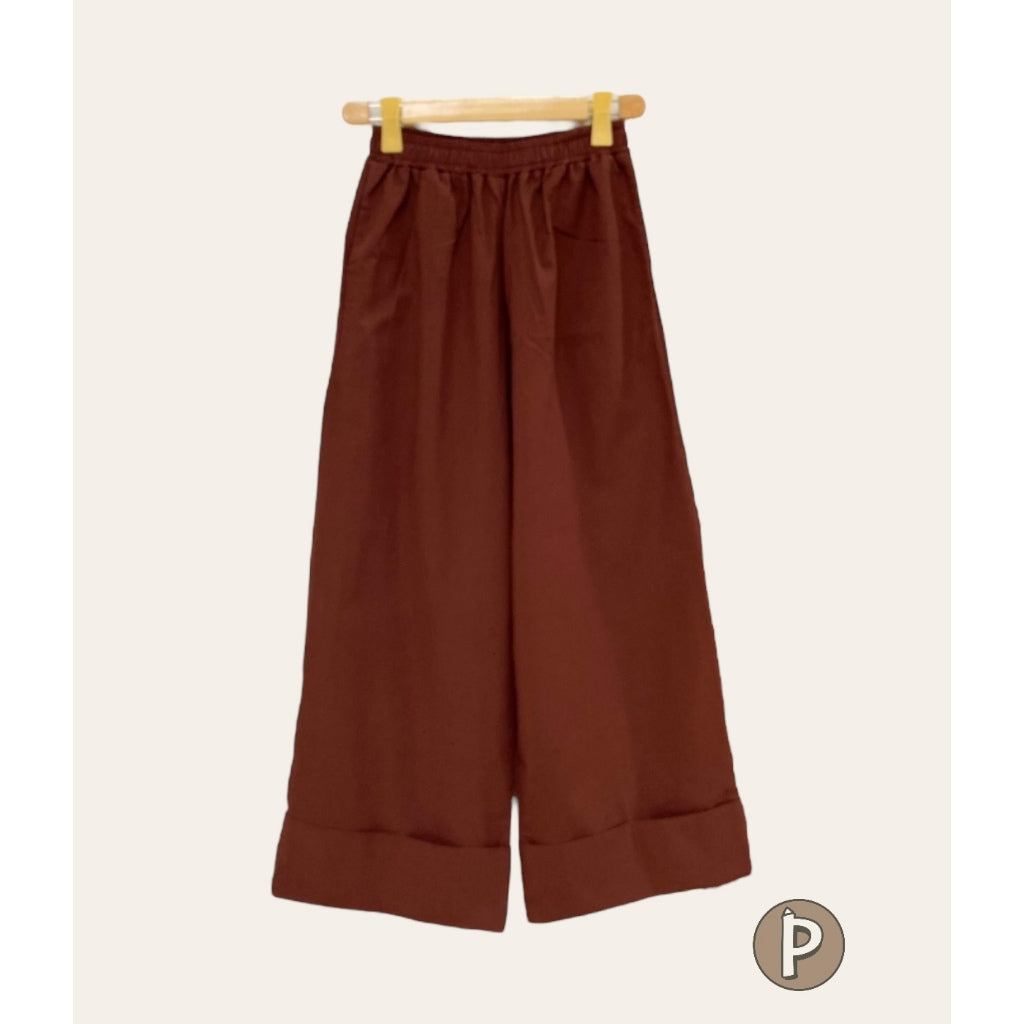 Pambahaymnl Fold Up Linen Pants
