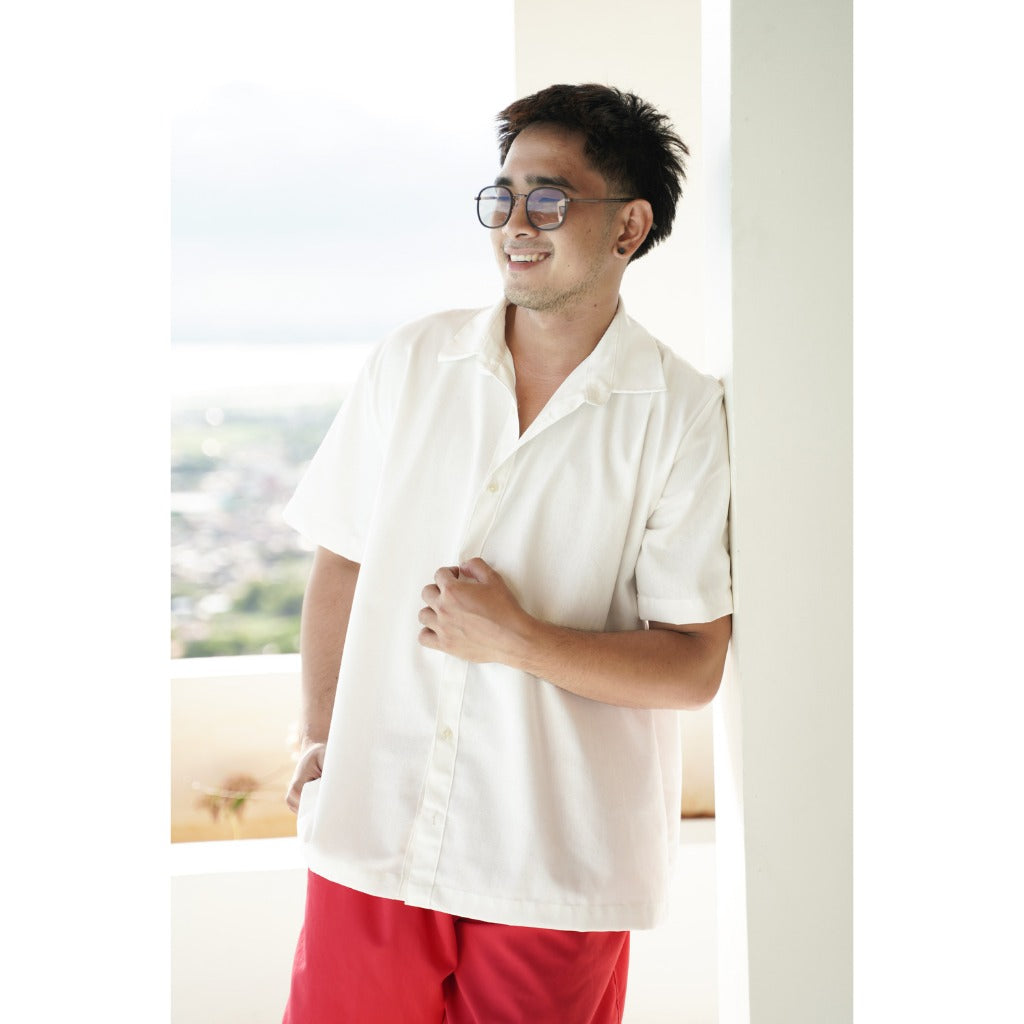 Pambahaymnl Men's Polo Premium Linen Top