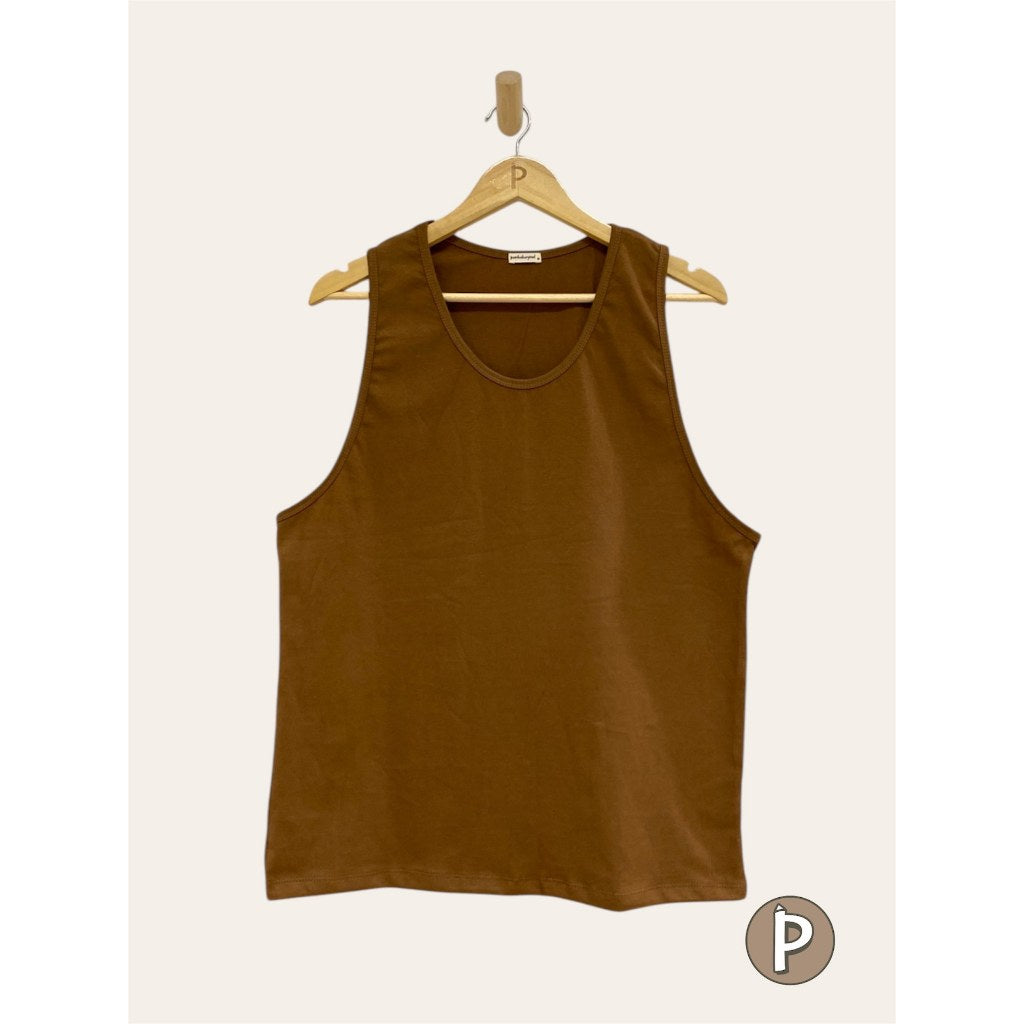 Pambahaymnl Men Cotton Colored Sando