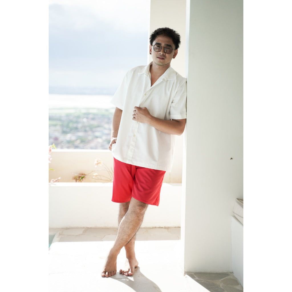 Pambahaymnl Men's Polo Premium Linen Top