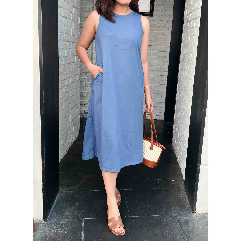 Pambahaymnl Sleeveless Jersey Dress