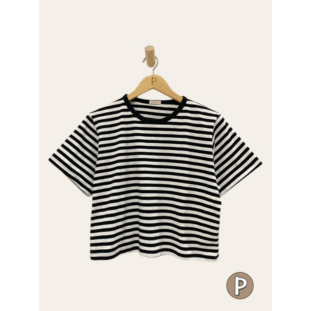 Pambahaymnl Stripes Boxy Tee