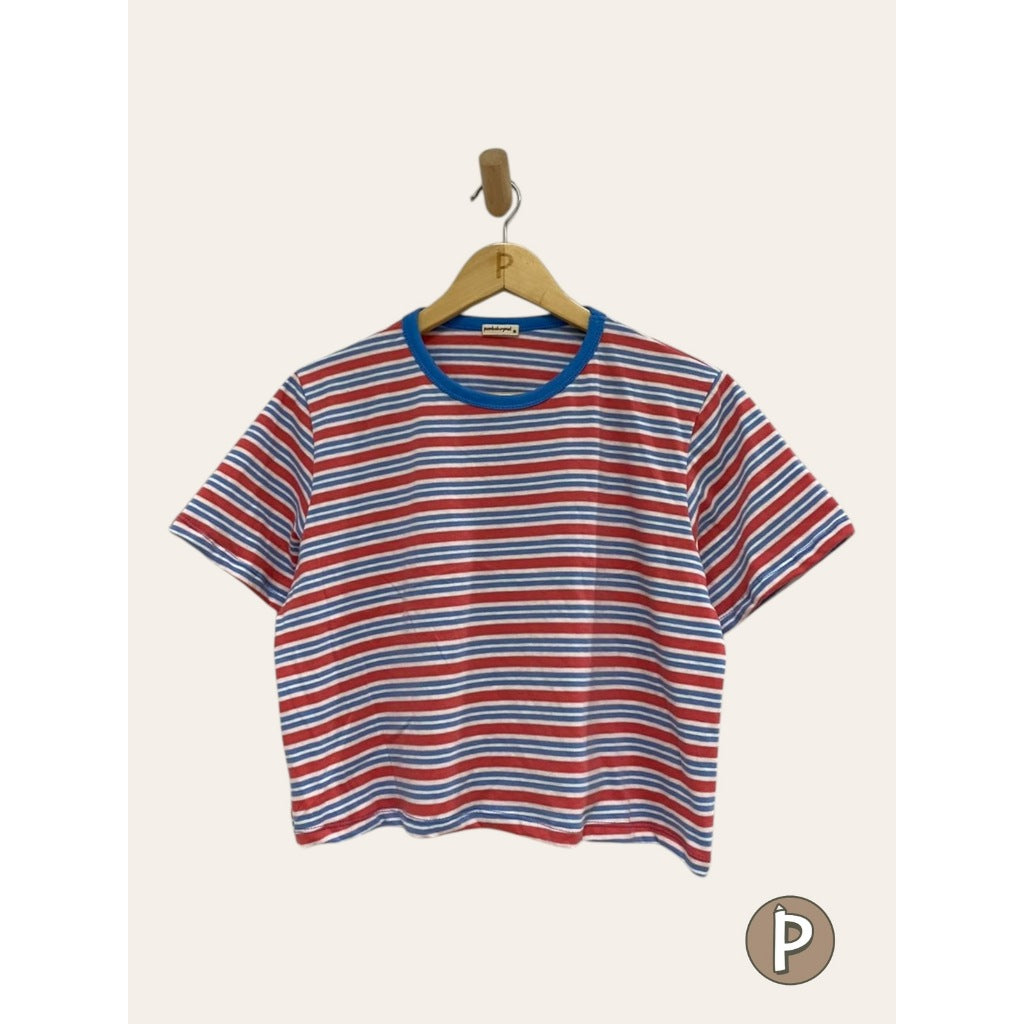 Pambahaymnl Stripes Boxy Tee