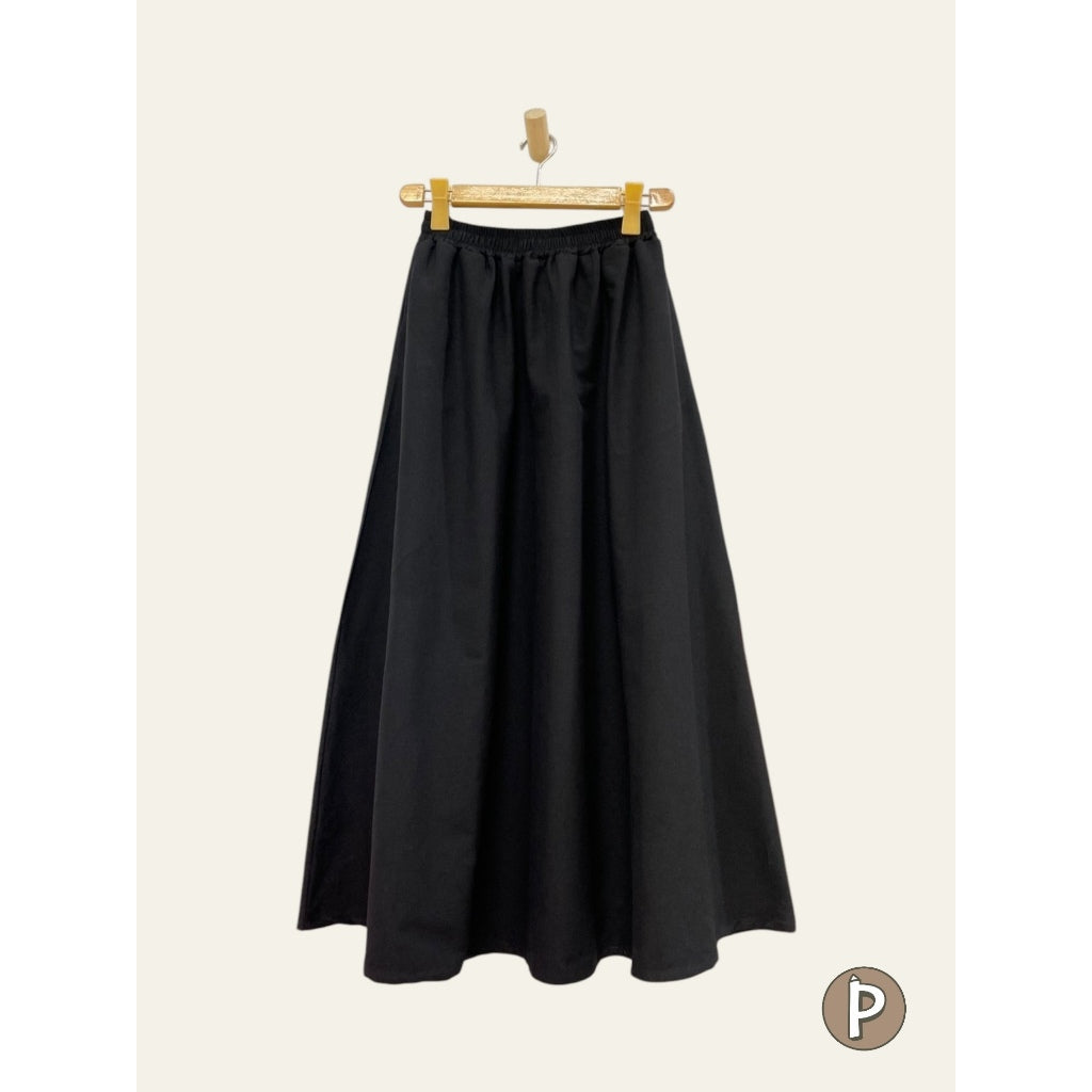 Pambahaymnl Flowy A-Line Long Skirt