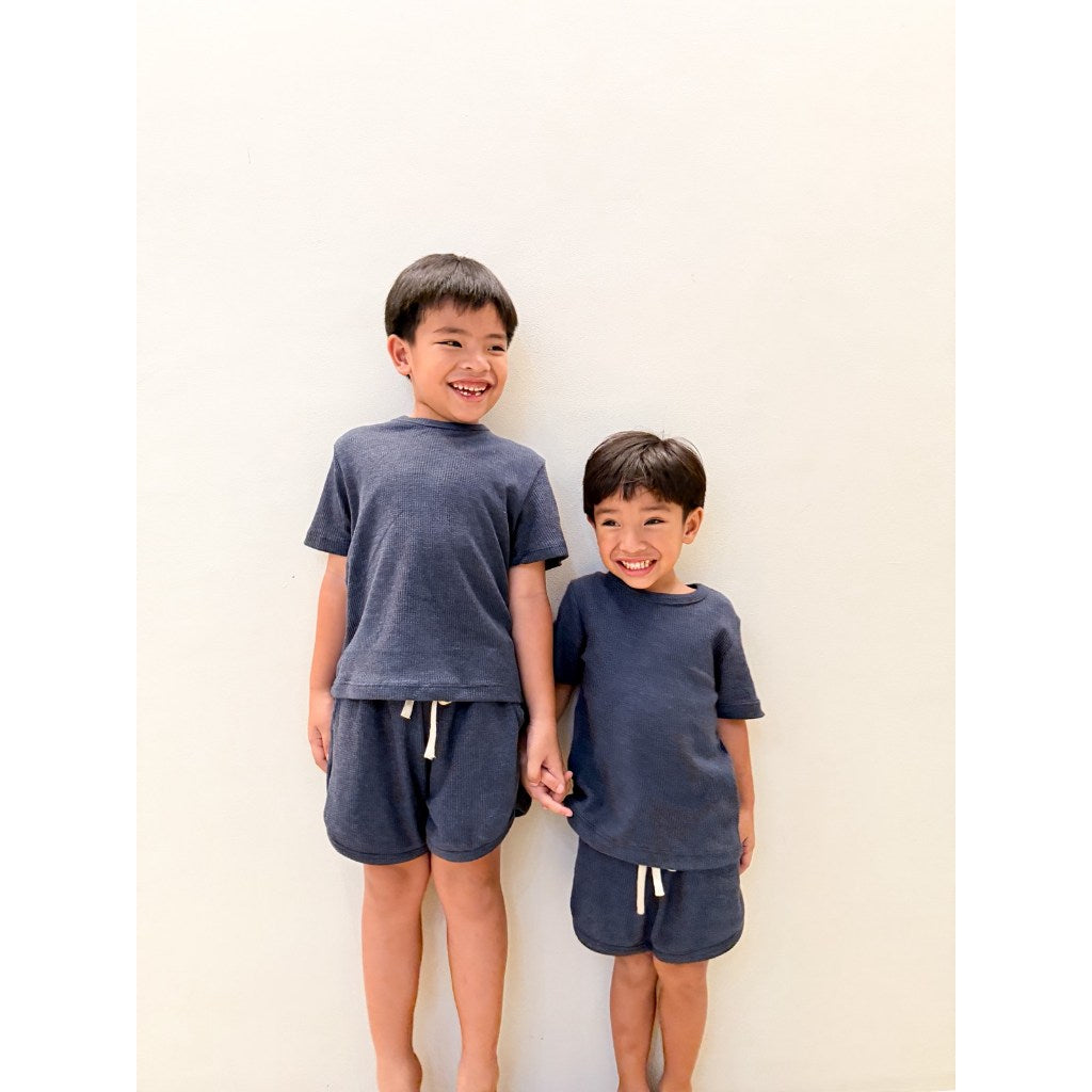 Pambahaymnl Kids Waffle Knit Set (UNISEX)