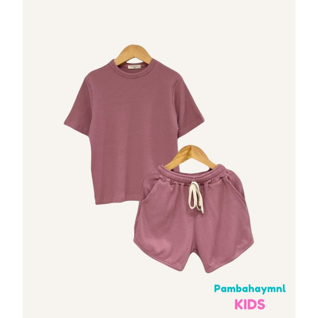 Pambahaymnl Kids Waffle Knit Set (UNISEX)