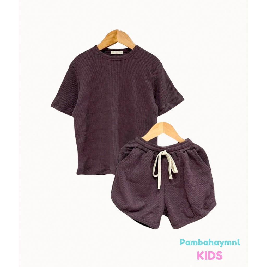Pambahaymnl Kids Waffle Knit Set (UNISEX)