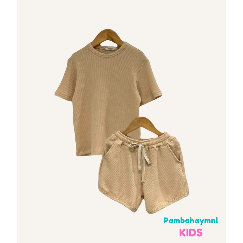 Pambahaymnl Kids Waffle Knit Set (UNISEX)