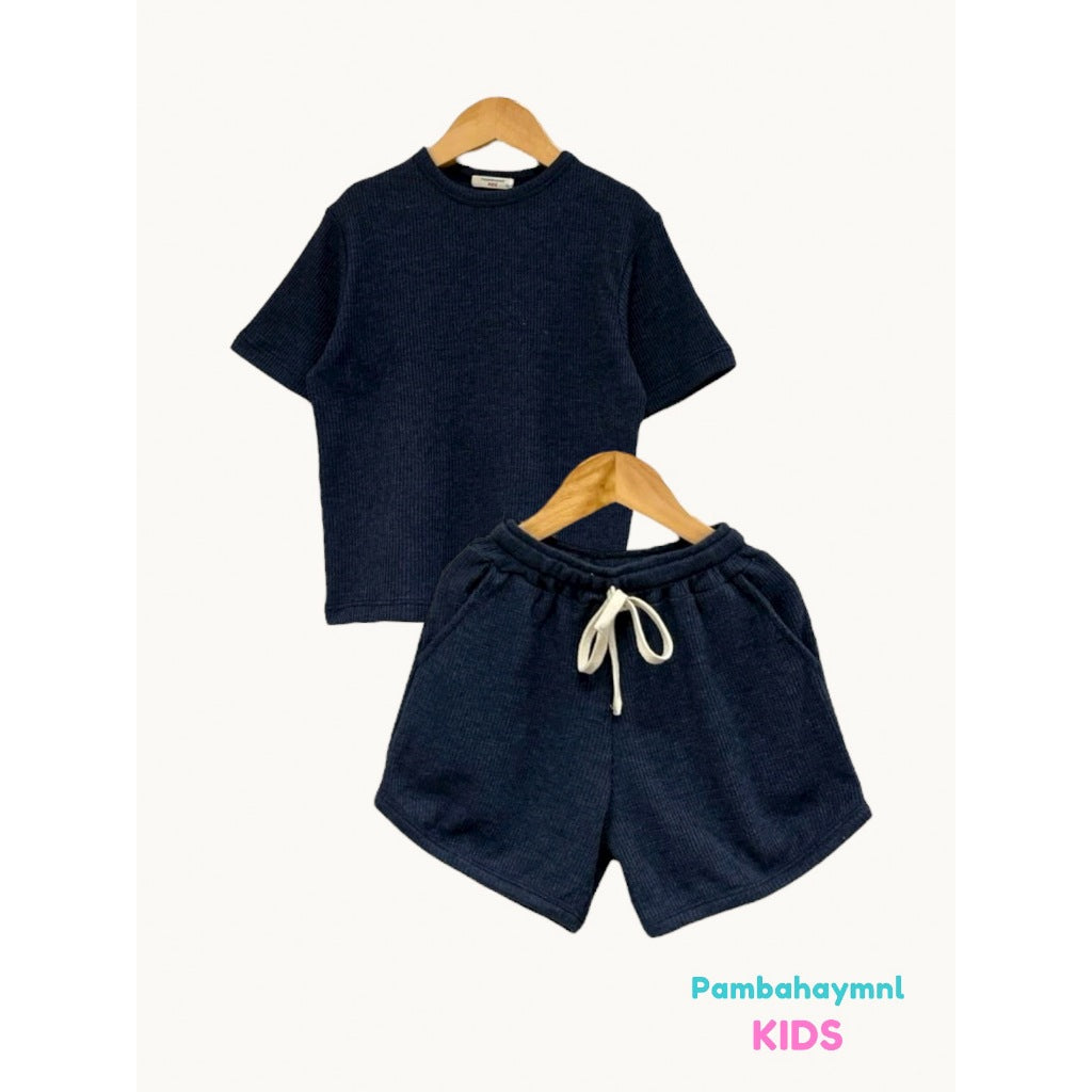 Pambahaymnl Kids Waffle Knit Set (UNISEX)
