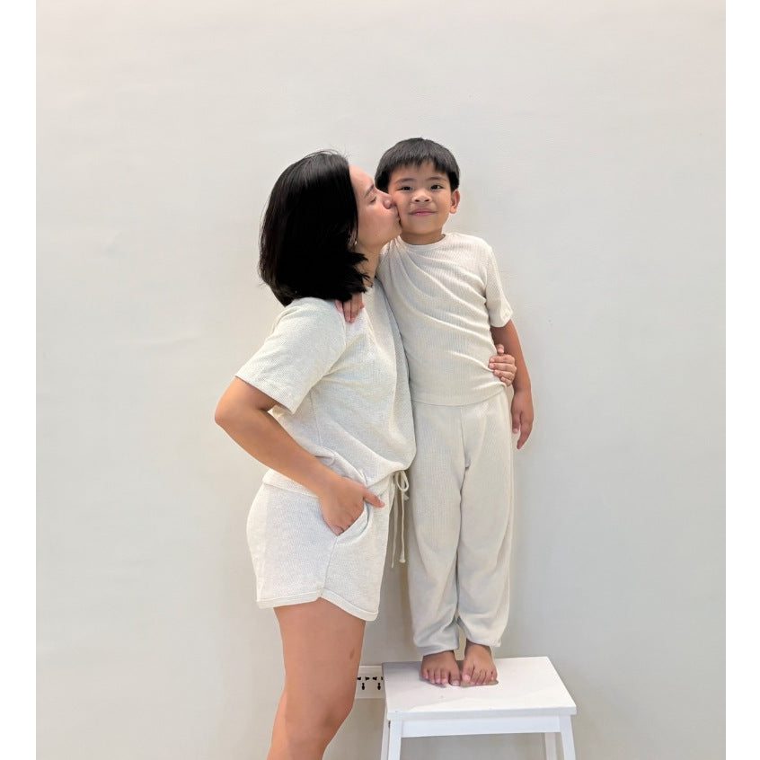Pambahaymnl Kids Waffle Pjs Set (unisex)