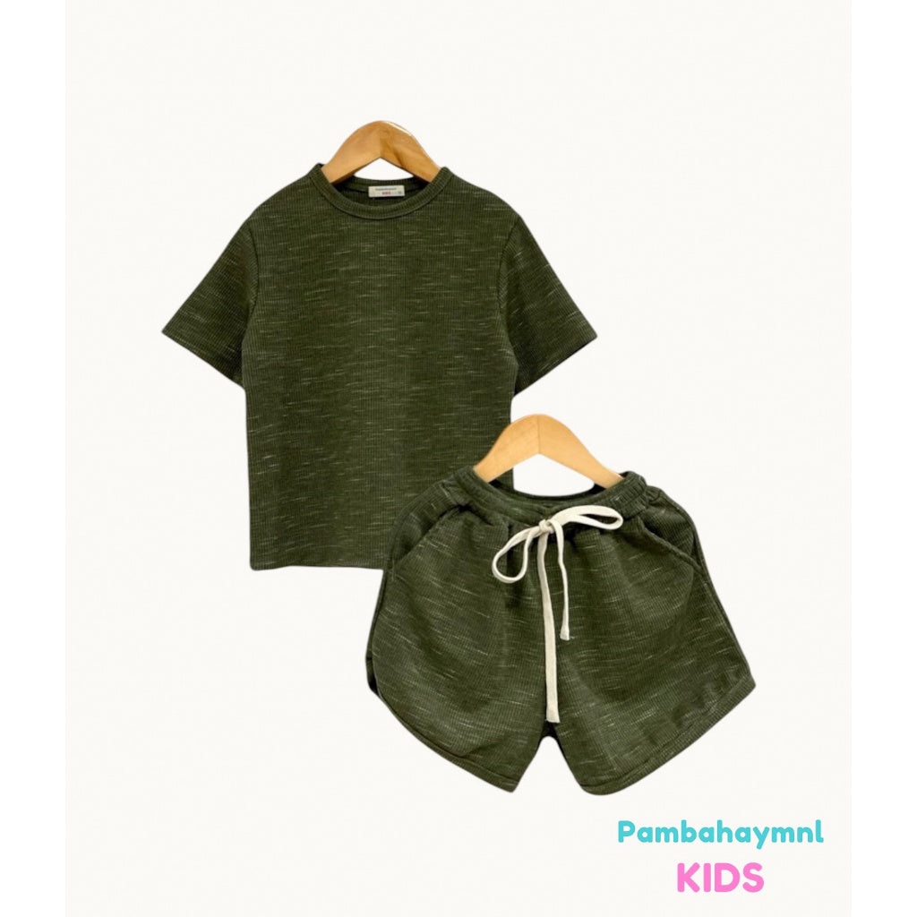 Pambahaymnl Kids Waffle Knit Set (UNISEX)