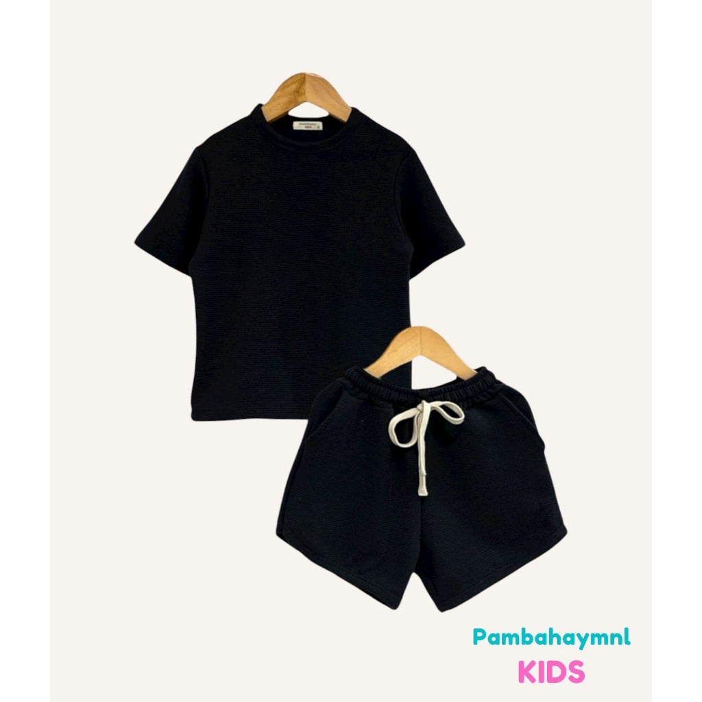 Pambahaymnl Kids Waffle Knit Set (UNISEX)