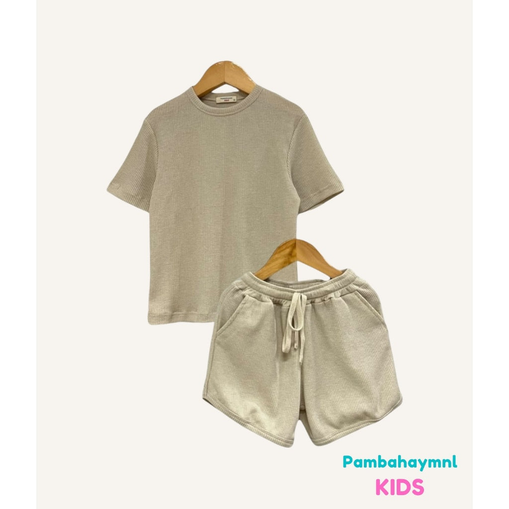 Pambahaymnl Kids Waffle Knit Set (UNISEX)