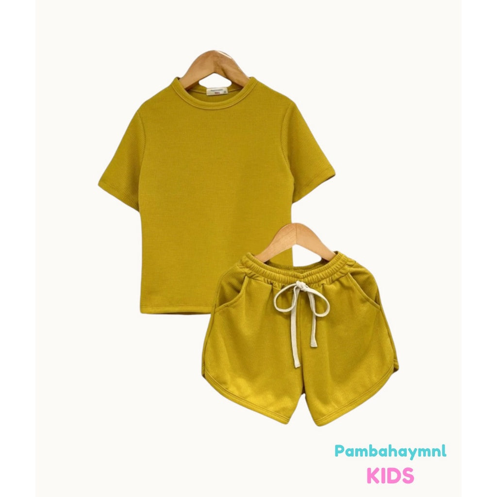 Pambahaymnl Kids Waffle Knit Set (UNISEX)