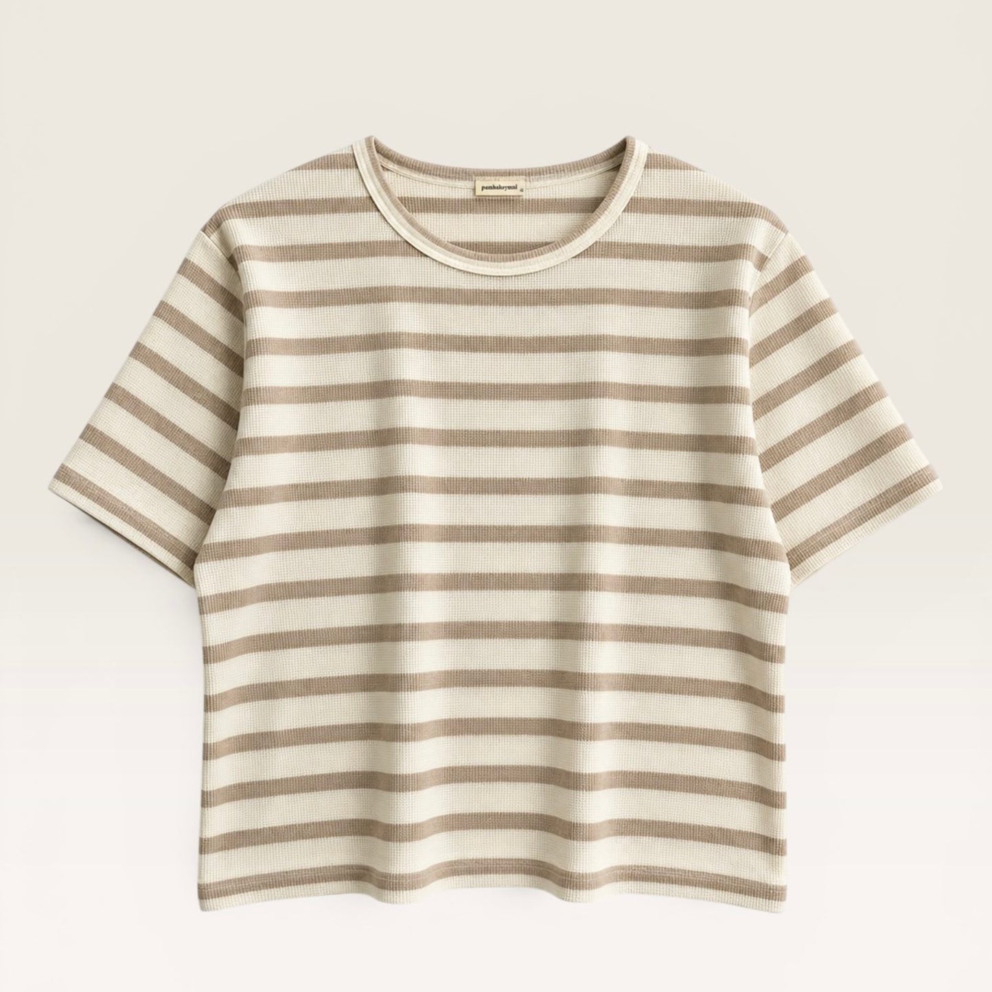 Pambahaymnl Waffle Stripes Top