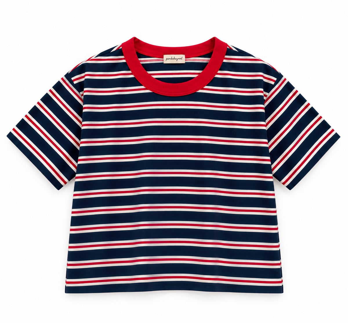 Pambahaymnl Stripes Boxy Tee