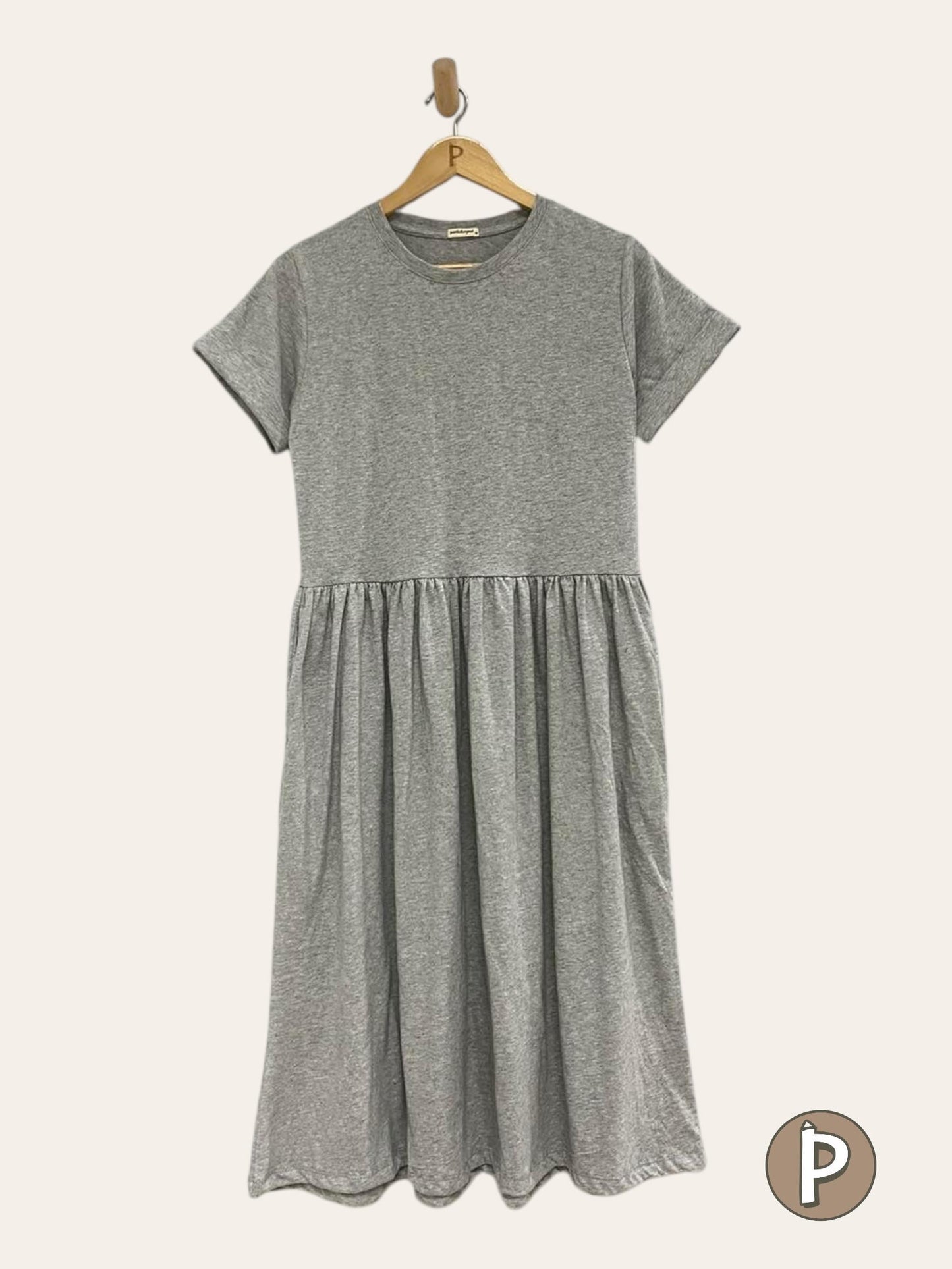 Pambahaymnl Shirred Midi Dress
