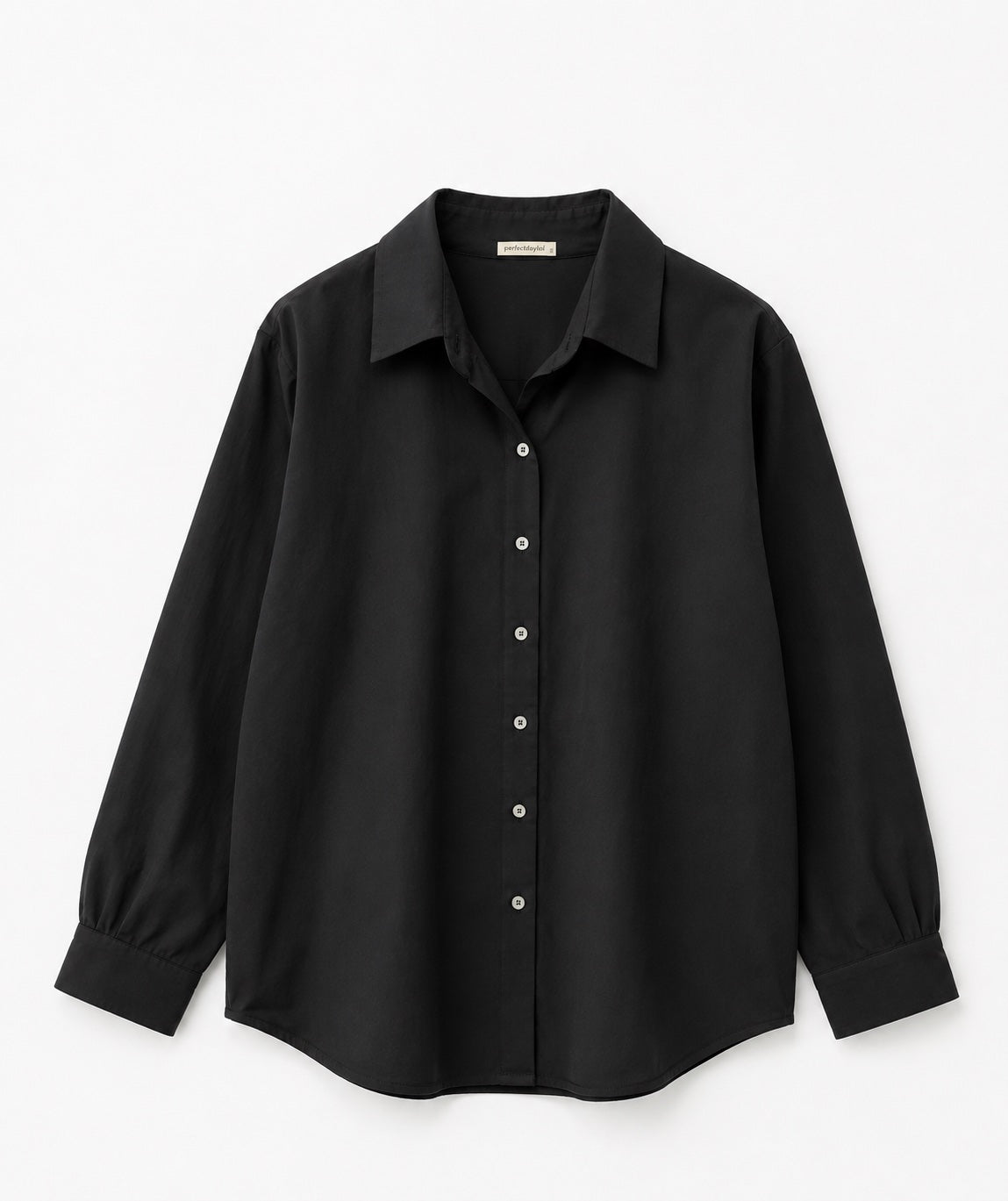 Pambahaymnl Linen Polo Longsleeve Top