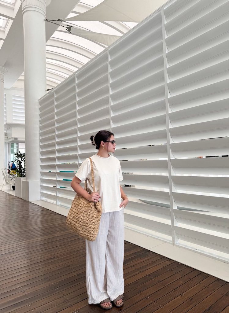 Pambahaymnl Stripes Wide Leg Pants
