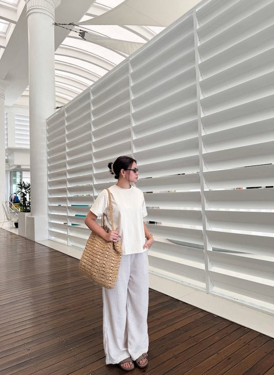 Pambahaymnl Stripes Wide Leg Pants