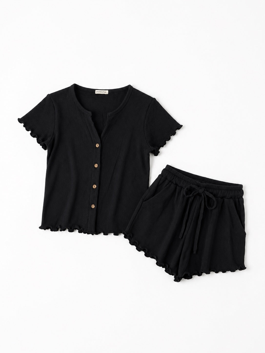 Pambahaymnl Buttoned Waffle Set