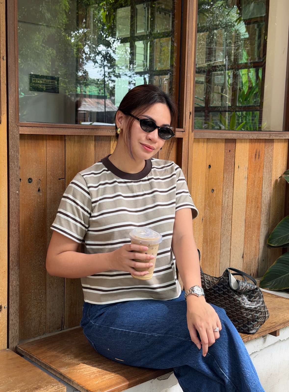 Pambahaymnl Stripes Boxy Tee